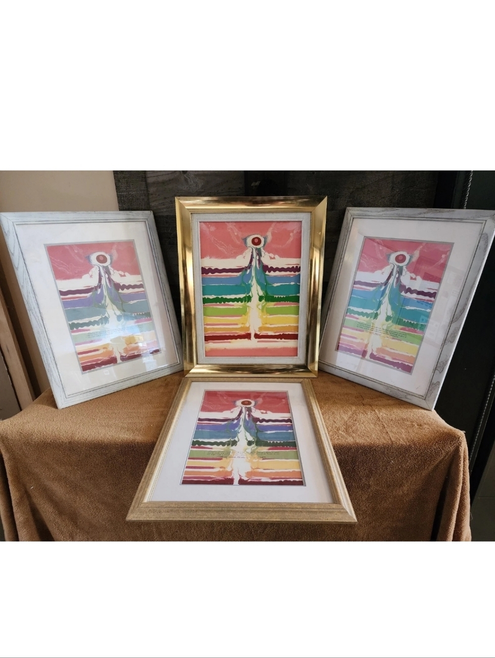 Vintage Art Collection Oil On Canvas/Artist Produced Prints Rainbow Theme